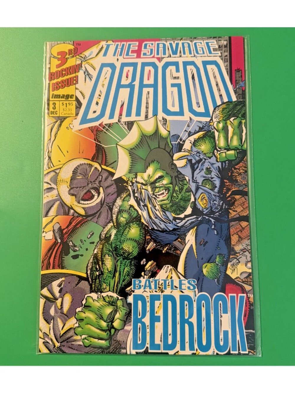 Savage Dragon #3 Image Comics 1992 J. Scott Campbell Early Issue Comic